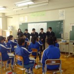 11.24甲斐清和高校による福祉体験（1年）③