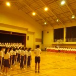 9.7学園祭全校合唱練習＜大地讃頌＞