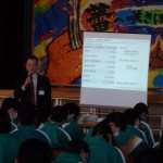 11.28日本生命による出前授業（３年）①